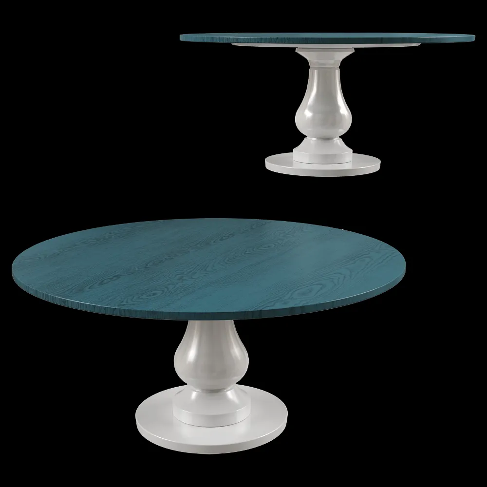 Gervasoni – Round dining table Gray 3ds Max