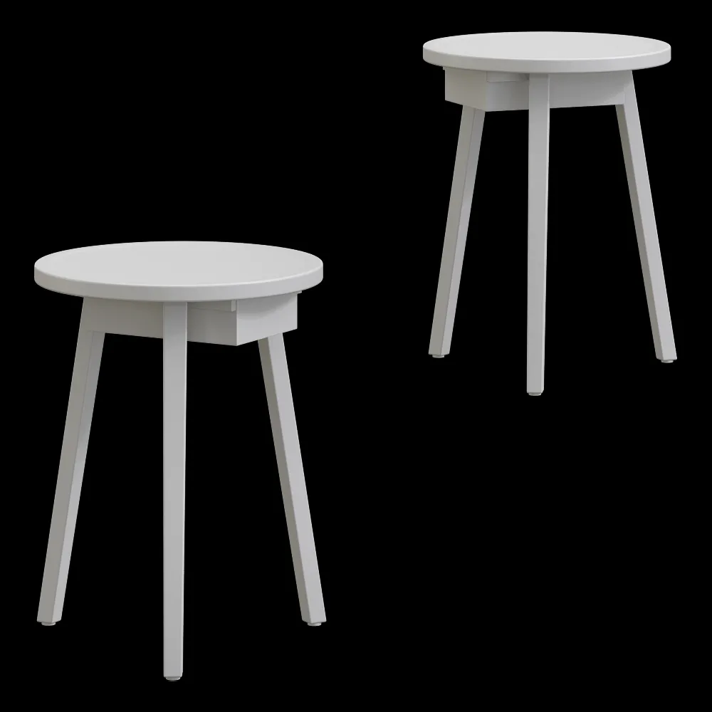 Gervasoni – Side table Gray 3ds Max