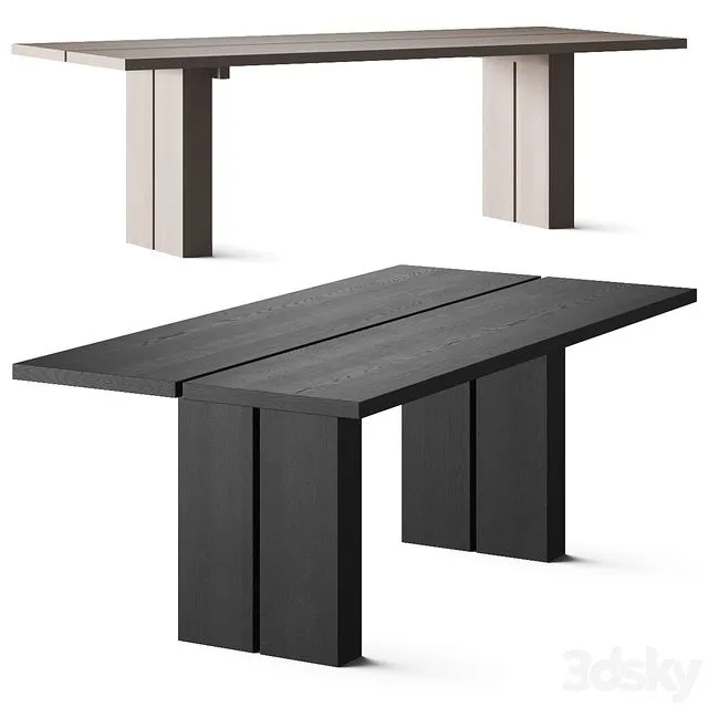 Gervasoni Yaku Dining Tables 3dsMax Model