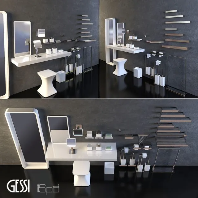 Gessi iSpa accessories 3dsMax Model