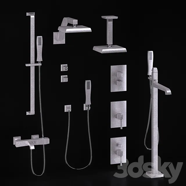 Gessi Mimi faucets for shower and bath 3DSMax File