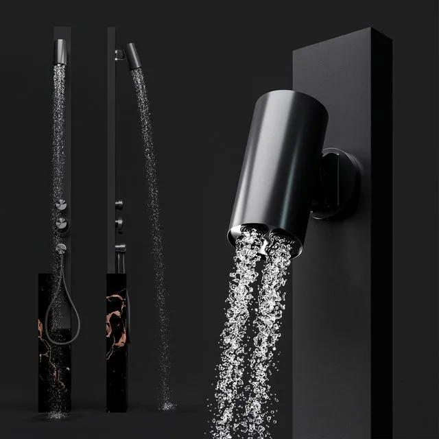 Gessi Outdoor Wellness G02 3dsMax Model