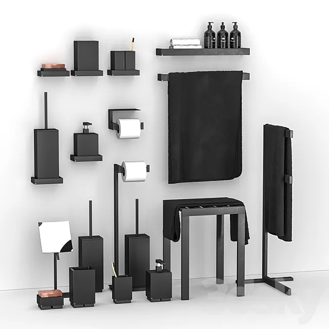 Gessi Rettangolo Bath Decor 3ds Max