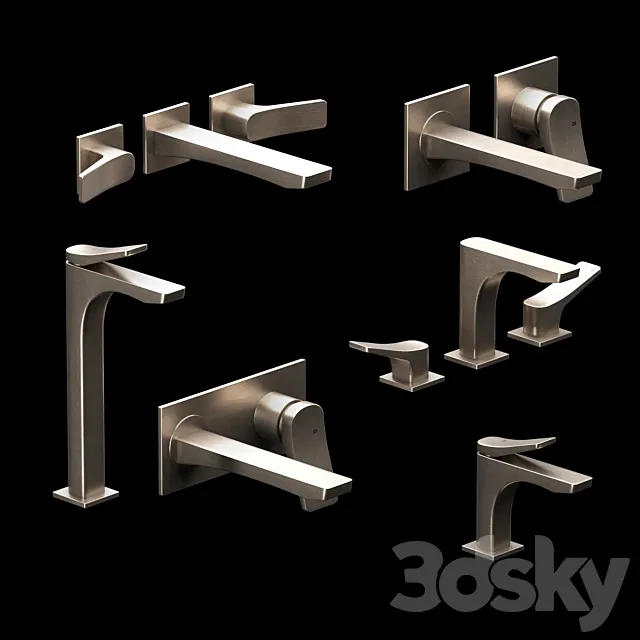 Gessi Rilievo faucets for sinks and washbasins 3DSMax File