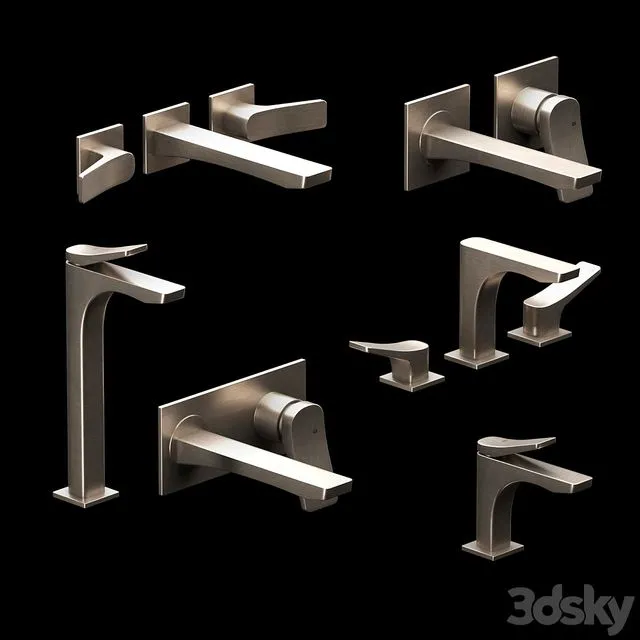 Gessi Rilievo faucets for sinks and washbasins 3dsMax Model