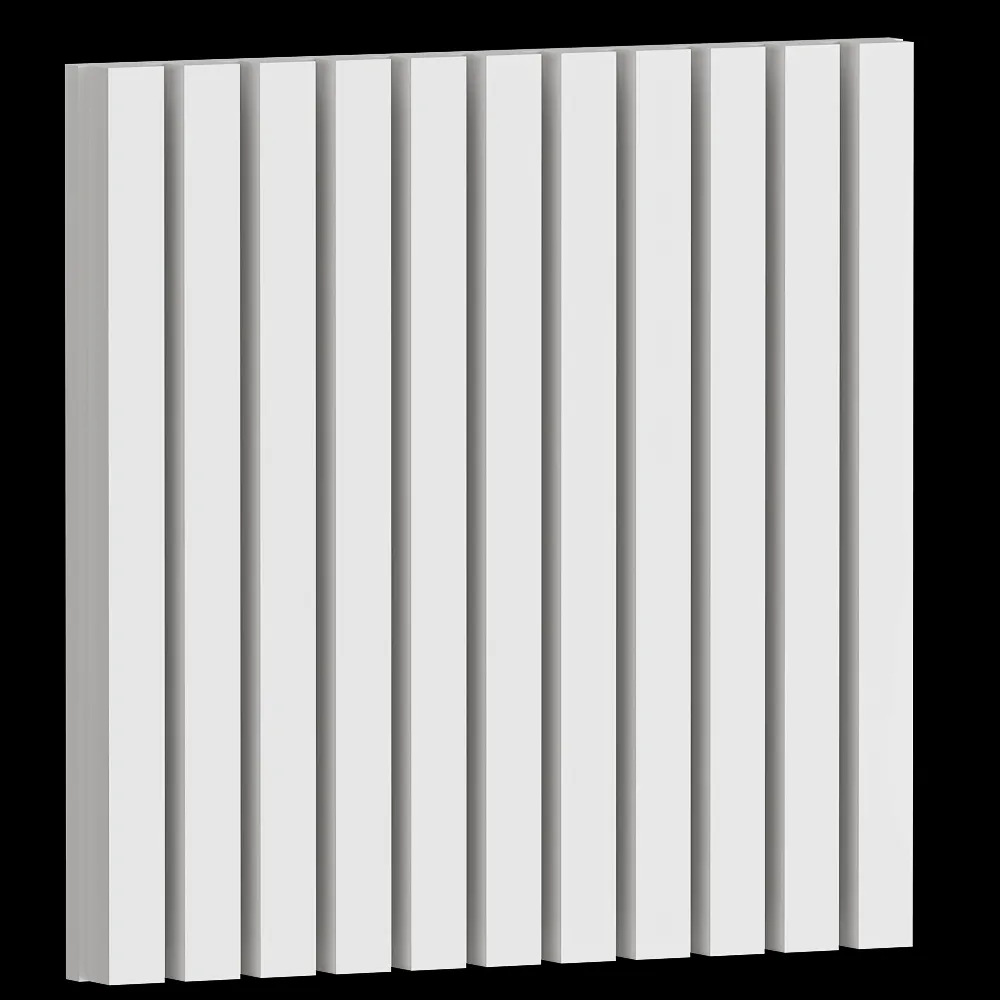 Gesso 3D – Wall panel Large Lath 3ds Max