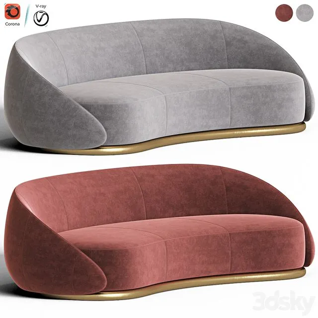 Ghidini Abbracci Sofa 3dsMax Model
