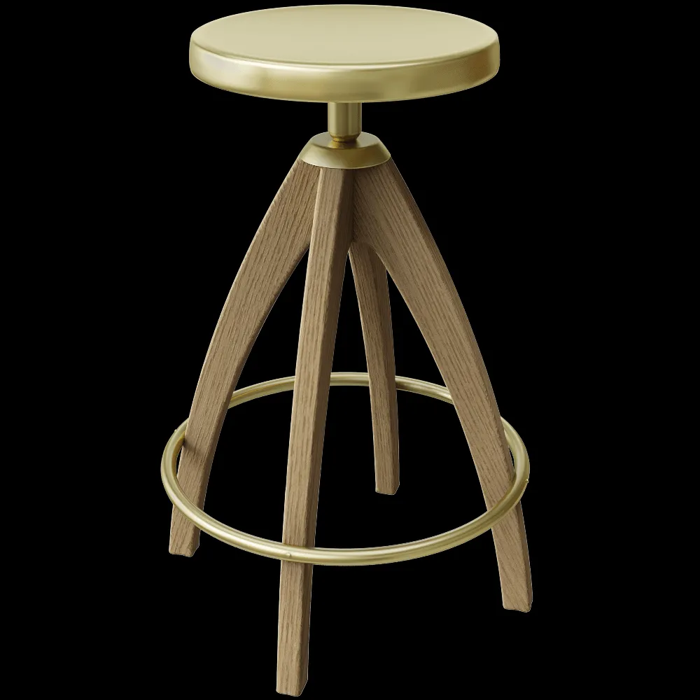 GHIDINI1961 – Bar stool Leporello Senior 3ds Max