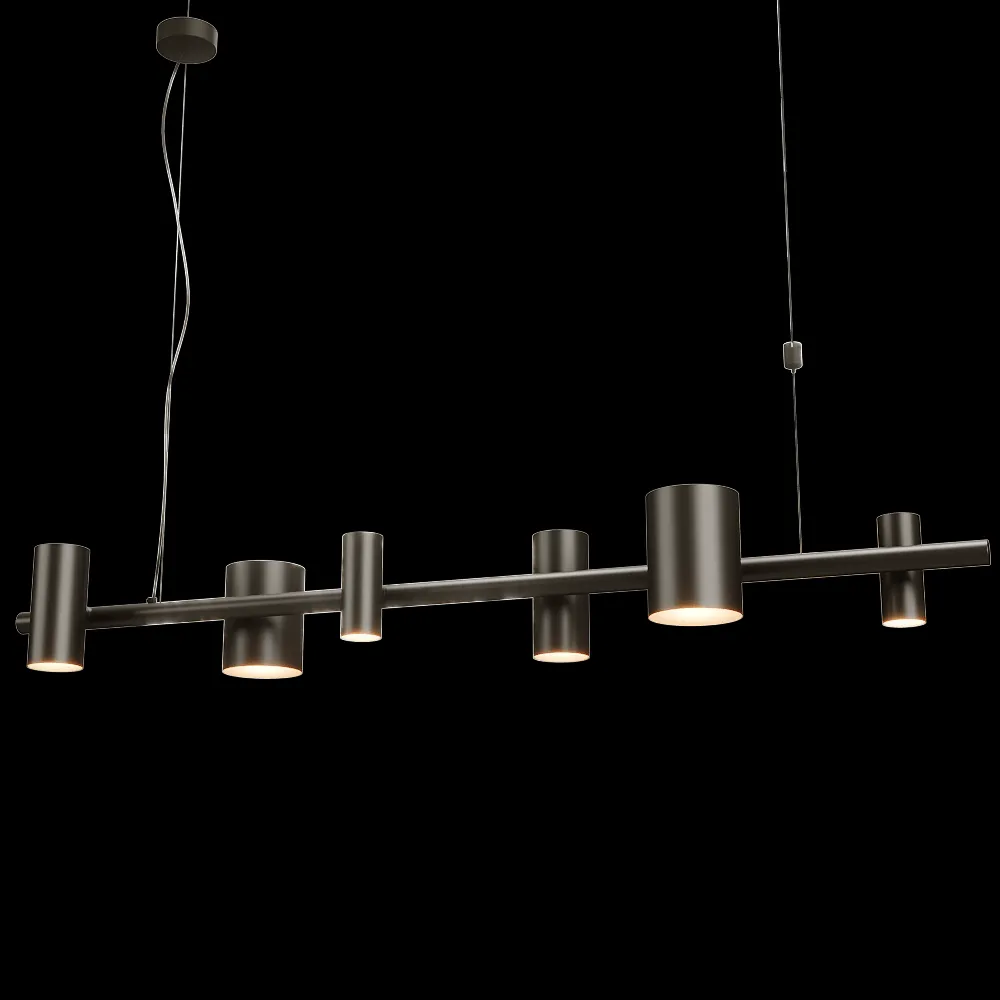 GHIDINI1961 – Ceiling lamp Can Can Linear 3ds Max
