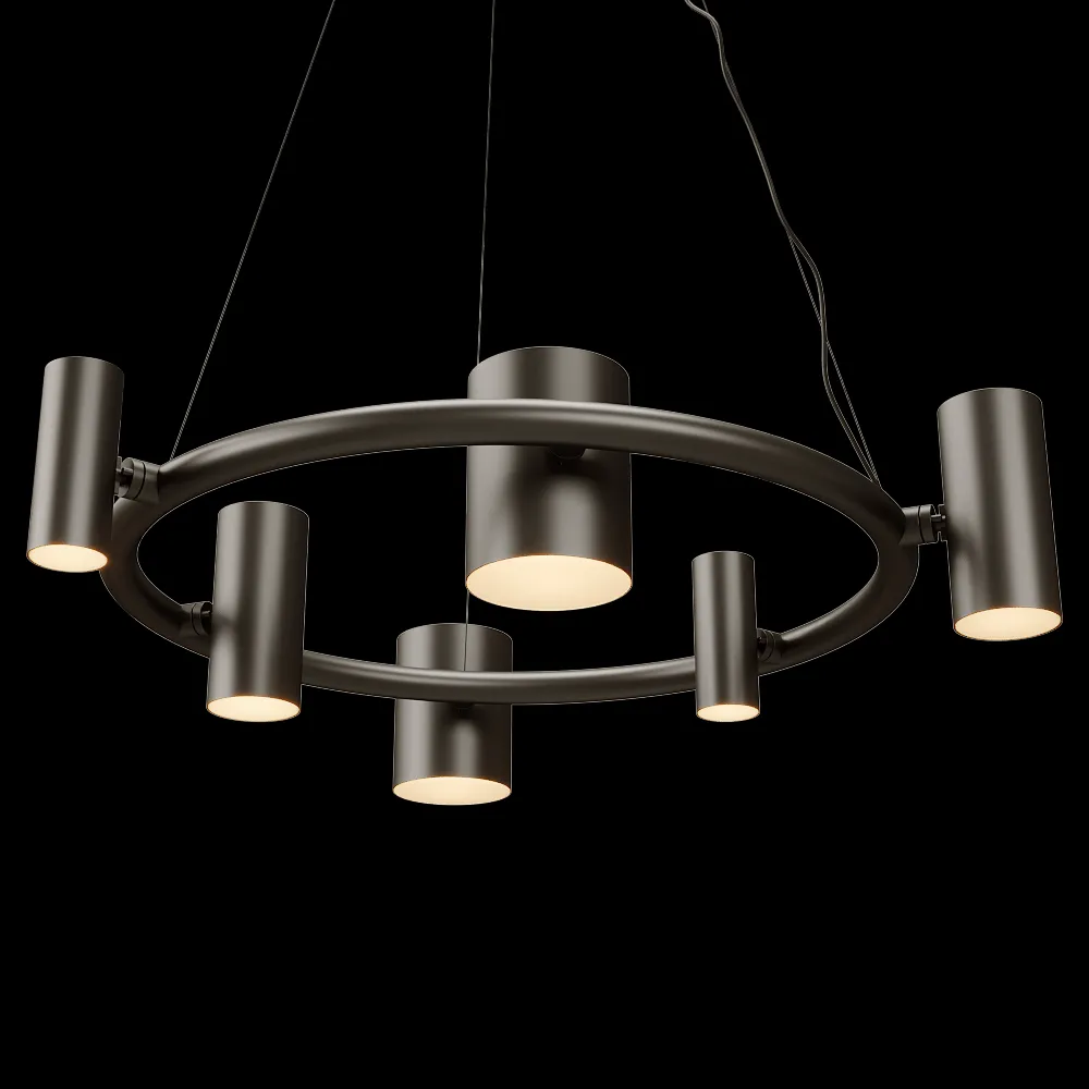 GHIDINI1961 – Ceiling lamp Can Can Round 3ds Max