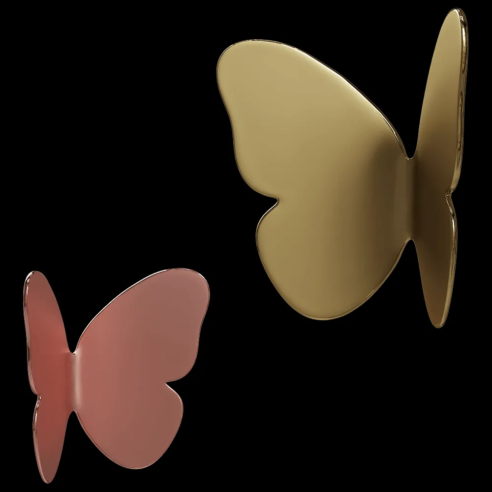 GHIDINI1961 – Coat hanger Single Butterfly 3ds Max
