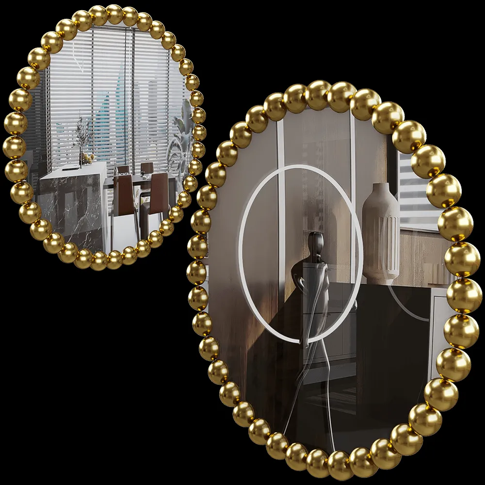 GHIDINI1961 – Mirror Gioiello Round Small 3ds Max