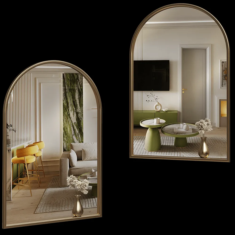 GHIDINI1961 – Mirror Portrait with Little Vase 3ds Max