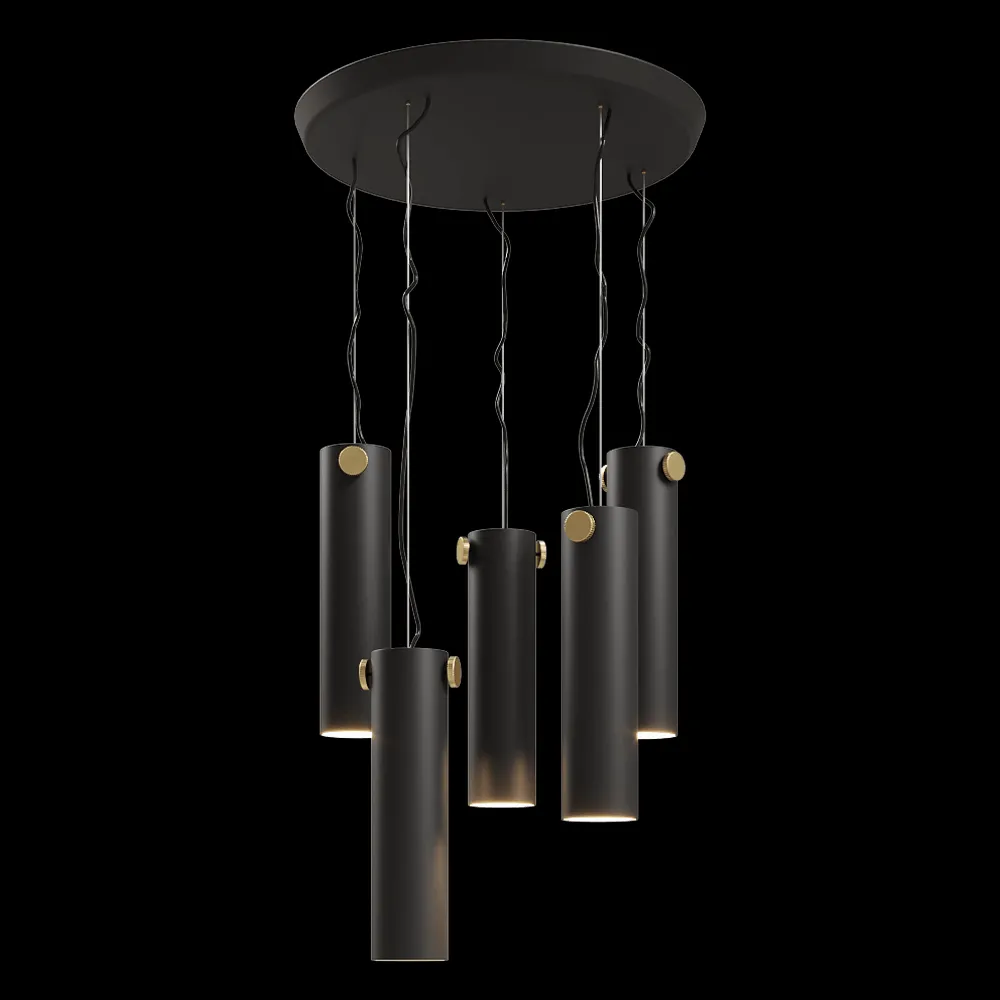GHIDINI1961 – Pendant lamp Indi-Pendant Cylinder 5 3ds Max