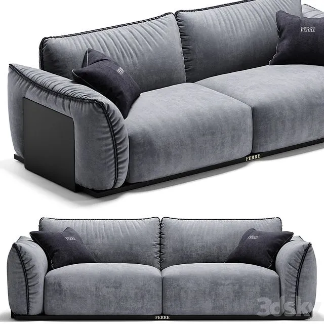 Gianfranco ferre home clapton sofa 3dsMax Model