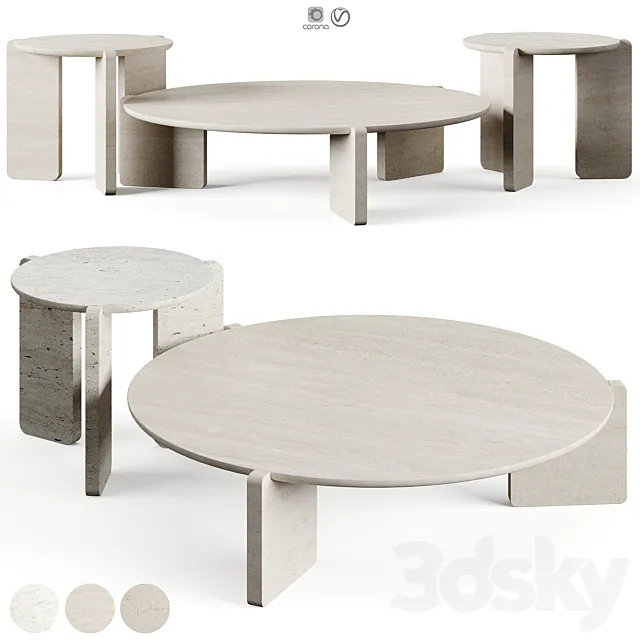 Gianfranco Ferre Home Greenwich Coffee Table 3ds Max