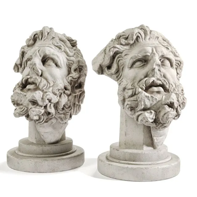 Giants Head Bust Sculpture 3dsMax Model