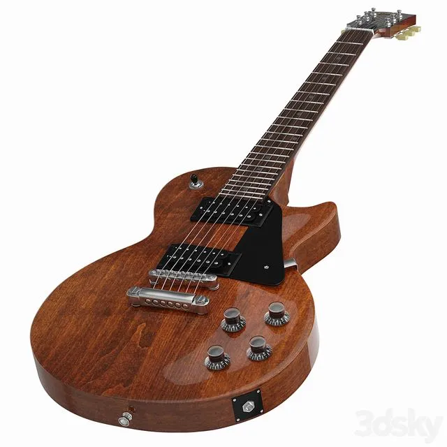 Gibson Les Paul Faded 2018 WB 3dsMax Model