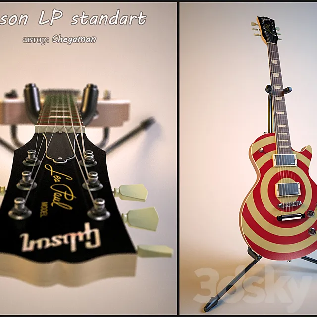 Gibson LP standard 3DSMax File