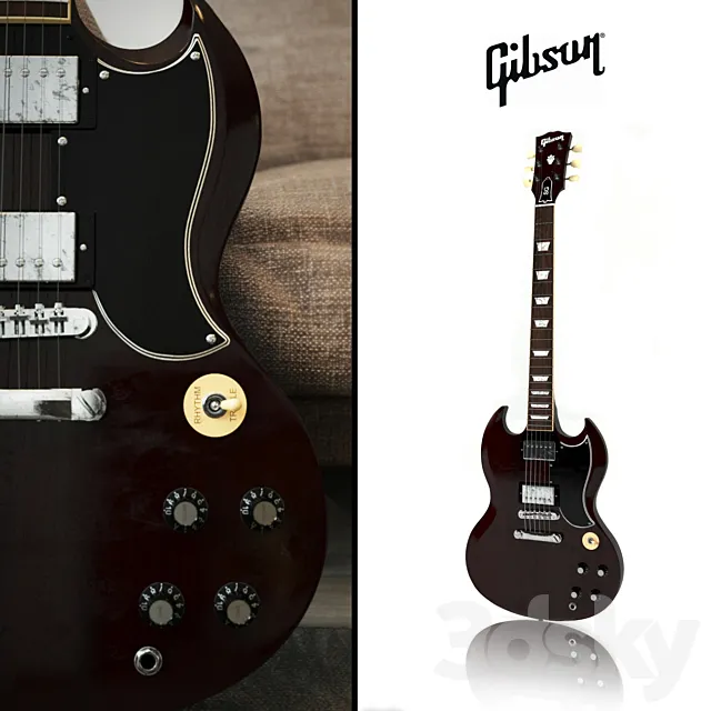 Gibson SG 3DS Max Model