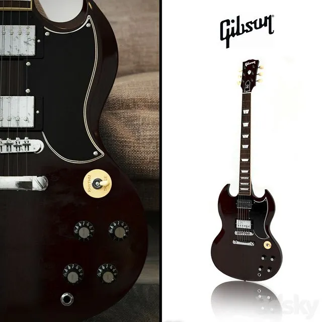 Gibson SG 3dsMax Model
