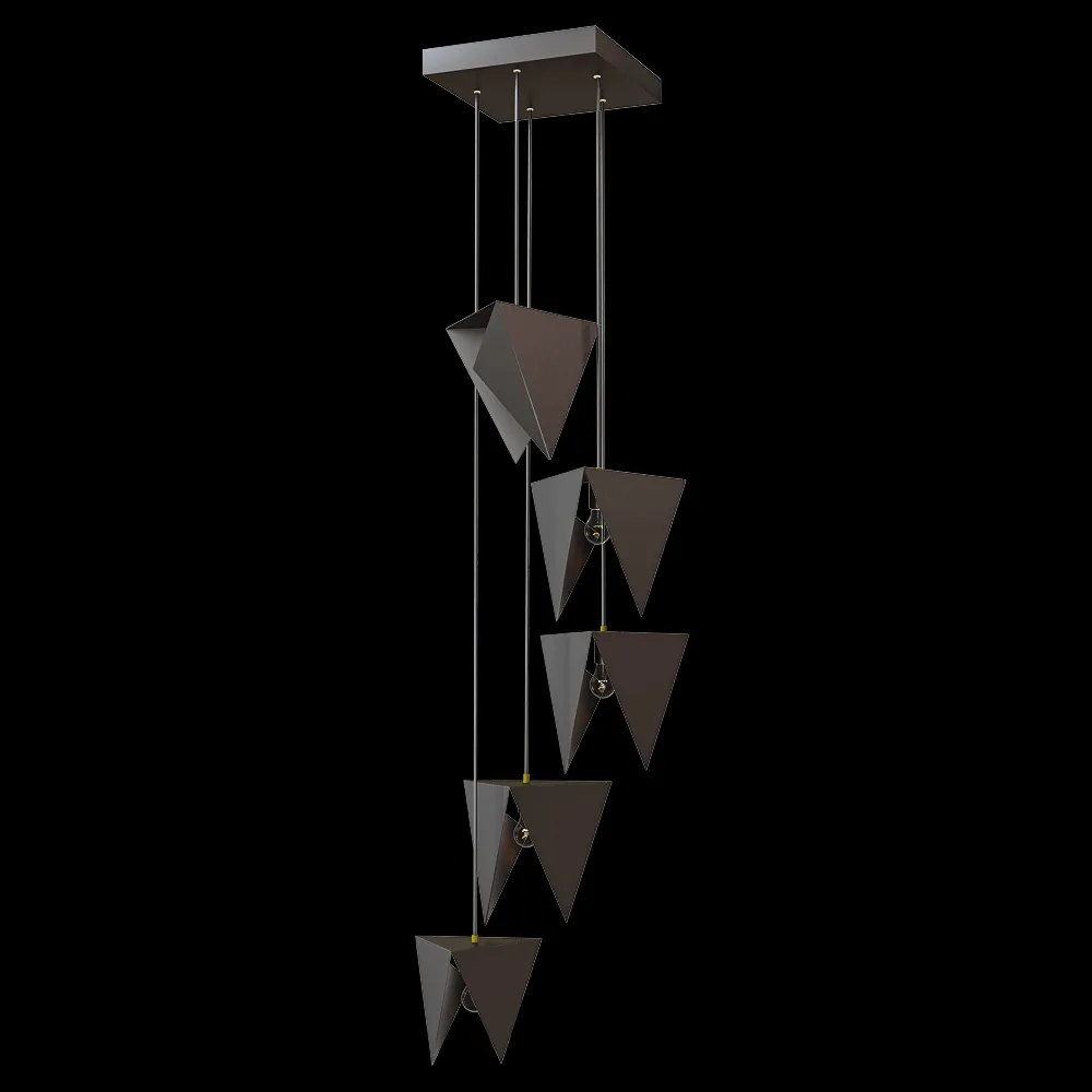 Gie El  – Chandelier Spiral LGH0780 3ds Max