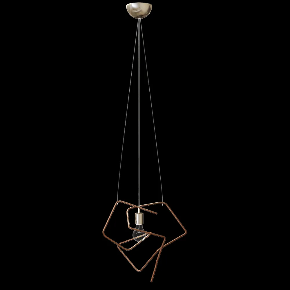 Gie El  – Pendant lamp Copper LGH0430 3ds Max