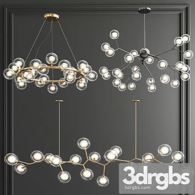 Giffin minosi bubbles chandelier – 3 type