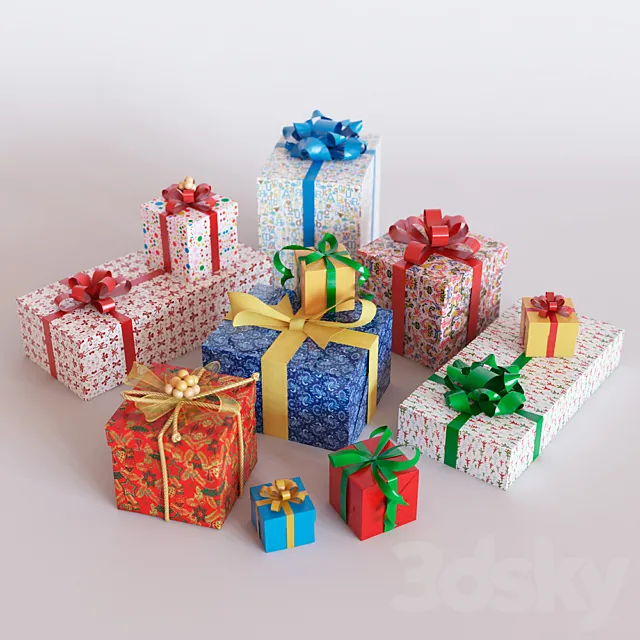 Gifts 3DS Max Model