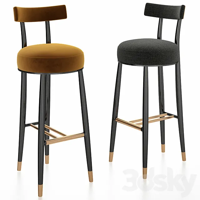 GILMORE BAR STOOL 3ds Max