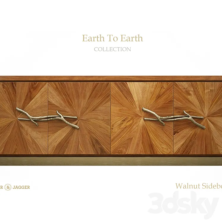 Ginger & Jagger Earth To Earth dresser and closet 3DS Max