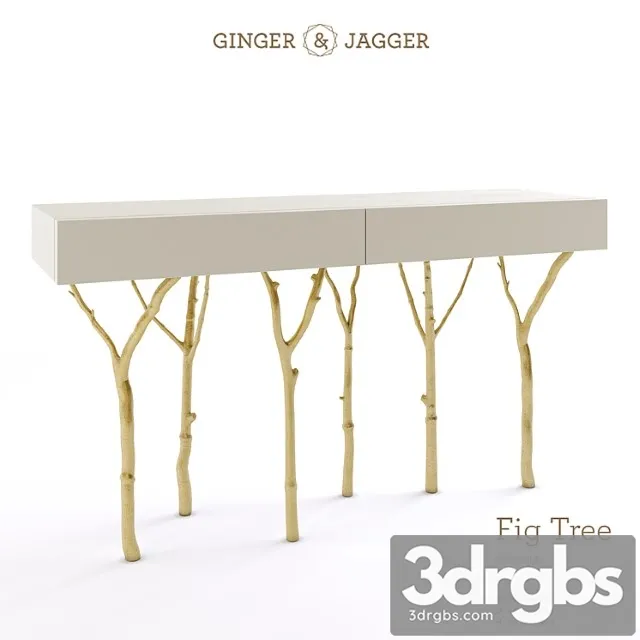 Ginger & jagger fig tree console 2 3dsmax Download