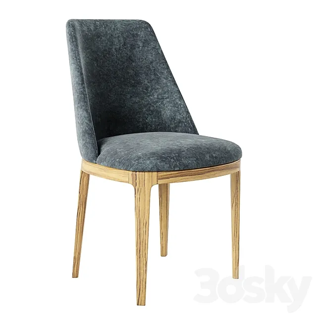 GINGER PANA JAGUAR GRAY CHAIR 3DS Max Model