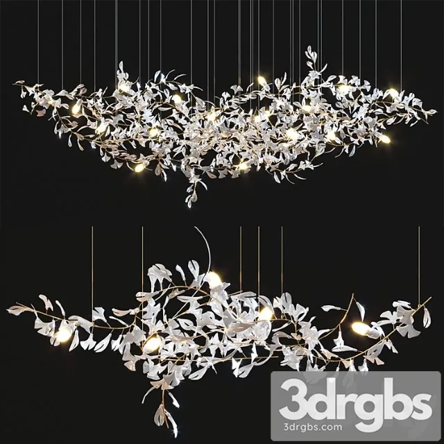 Gingko chandelier collection 3dsmax Download
