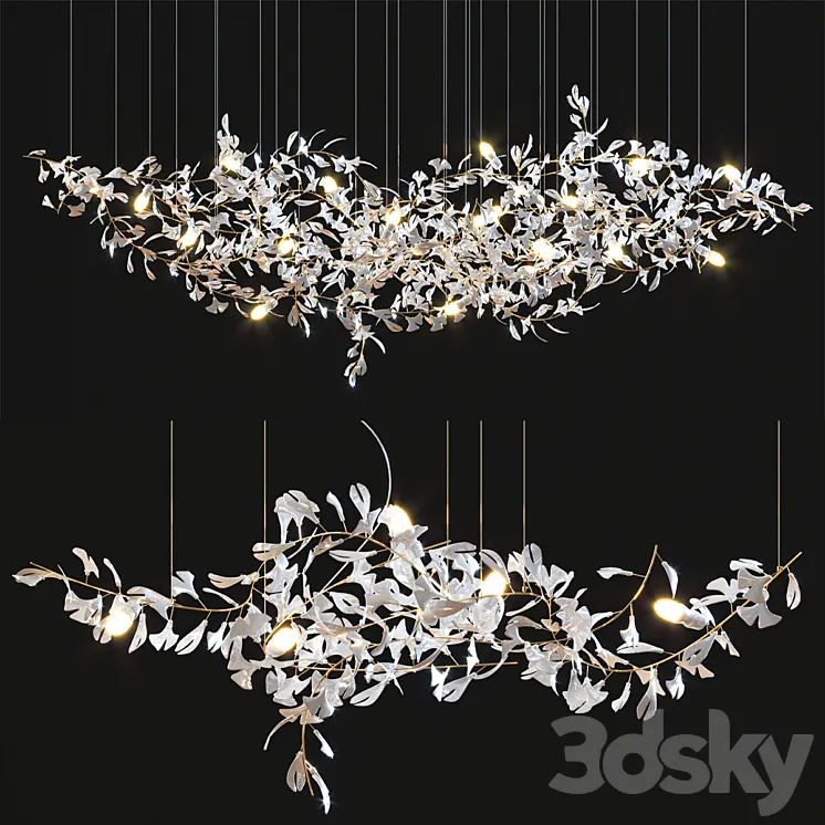 Gingko Chandelier Collection 3DS Max Model