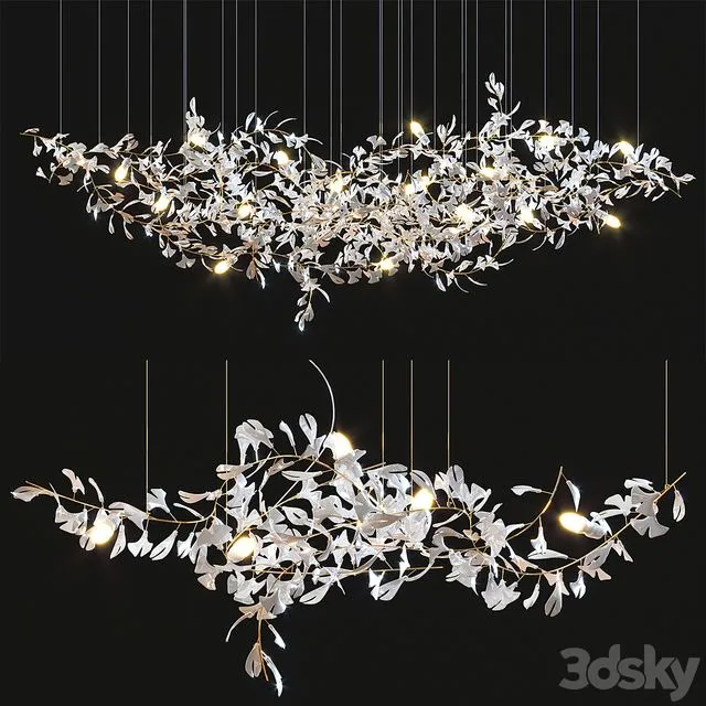 Gingko Chandelier Collection 3dsMax Model