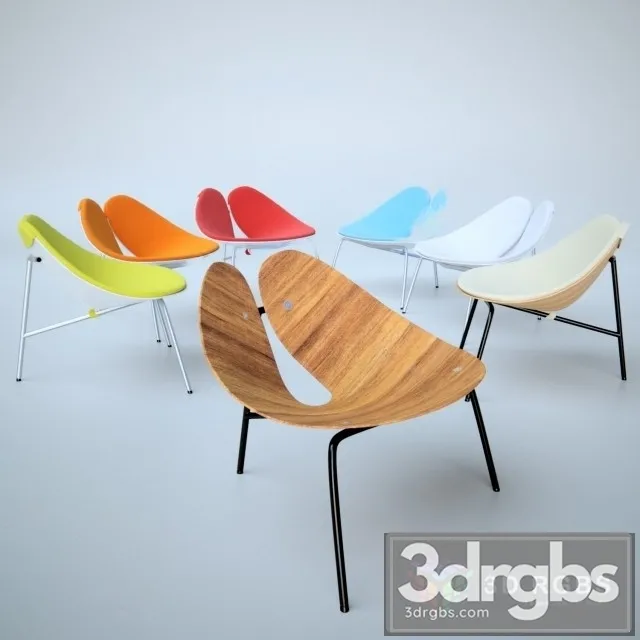 Ginki Easy Chair Set 3dsmax Download