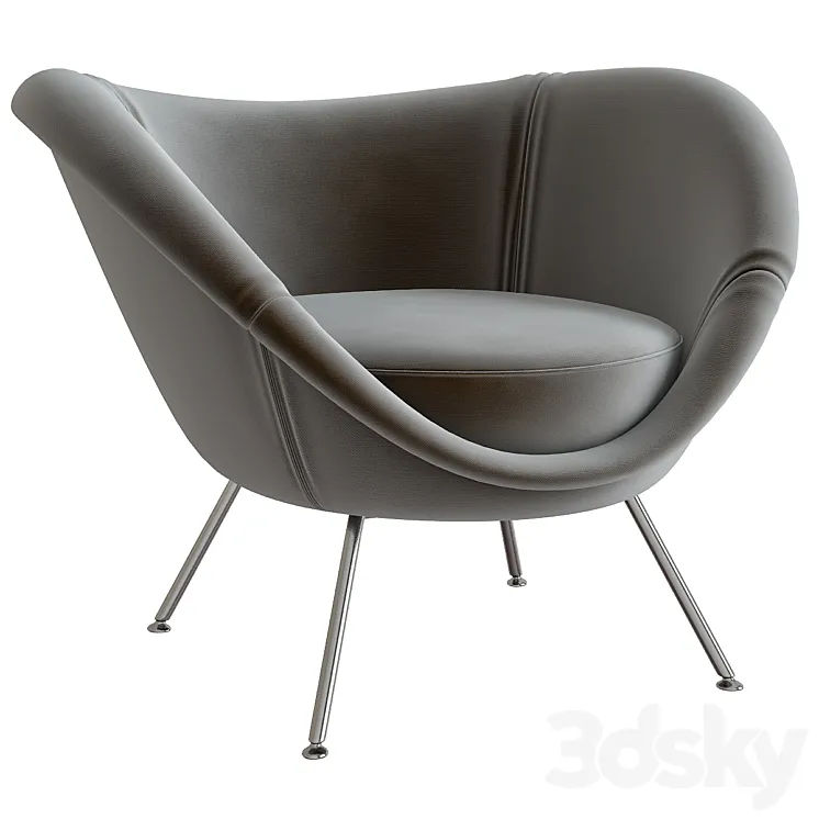 Gio ponti armchairs 3DS Max