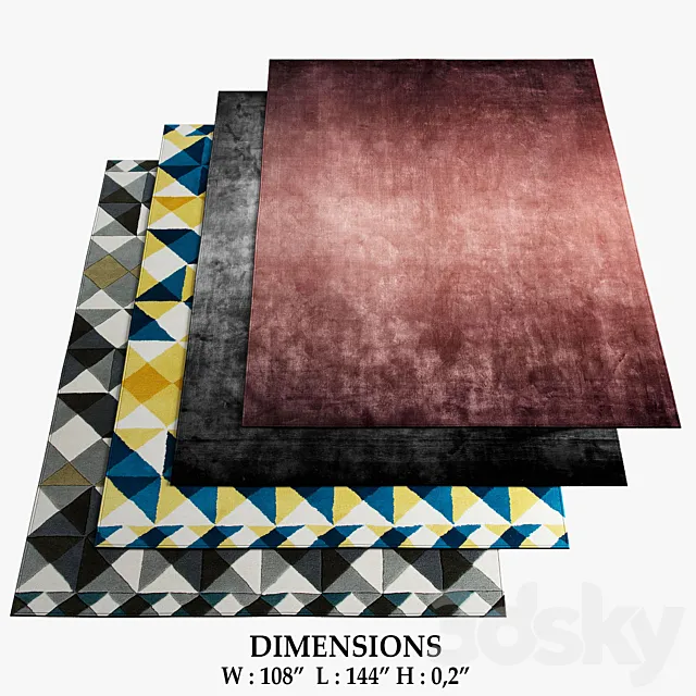 GIOPAGANI and GAN Rugs_489 3ds Max