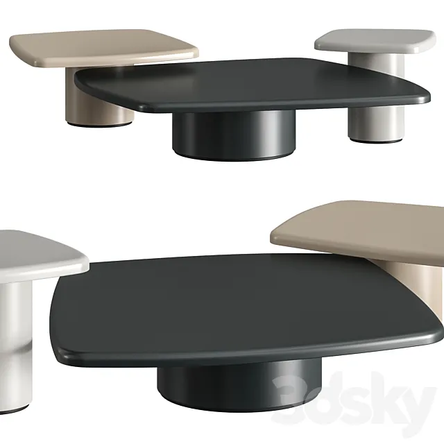 Giopagani Blackbird Coffee Tables 3DSMax File