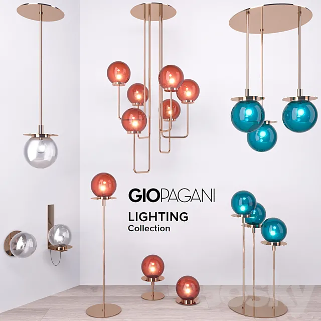GIOPAGANI LIGHTING – ECLAT D’EAU COLLECTION 3ds Max