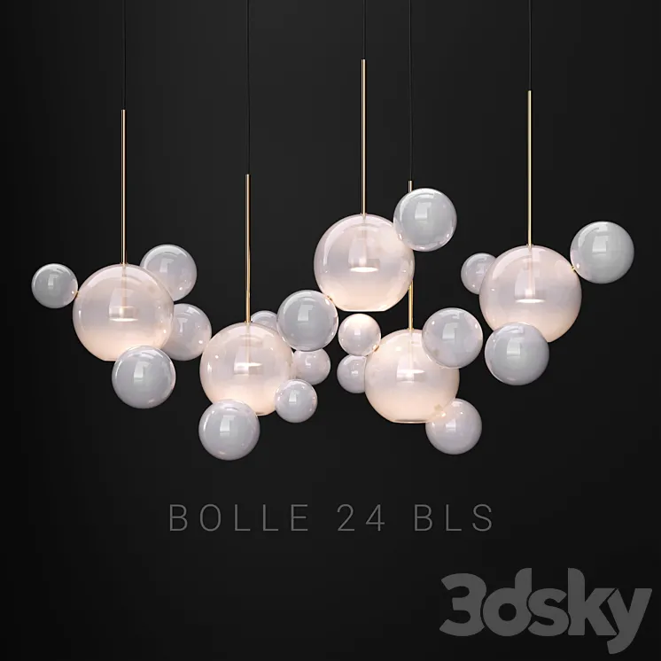 Giopato & Coombes Bolle 24 Bubble 2 Frost\/gold 3DS Max