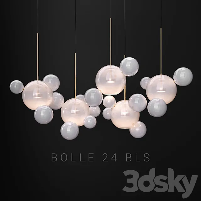 Giopato & Coombes Bolle 24 Bubble 2 Frost_gold 3DSMax File
