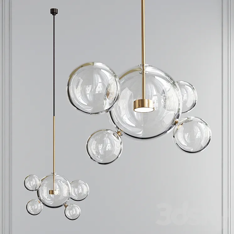 Giopato & Coombes Bolle Chandelier 3DS Max