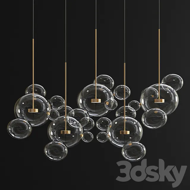Giopato & Coombes Bolle Chandelier_2 3ds Max