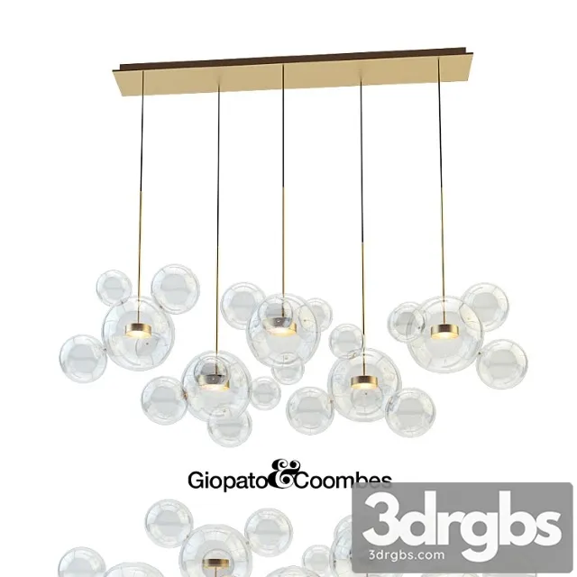 Giopato & coombes chandelier btc24z-pe1-bzbc