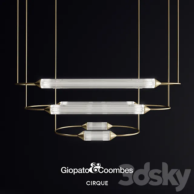 Giopato & Coombes Cirque Chandelier 3ds Max
