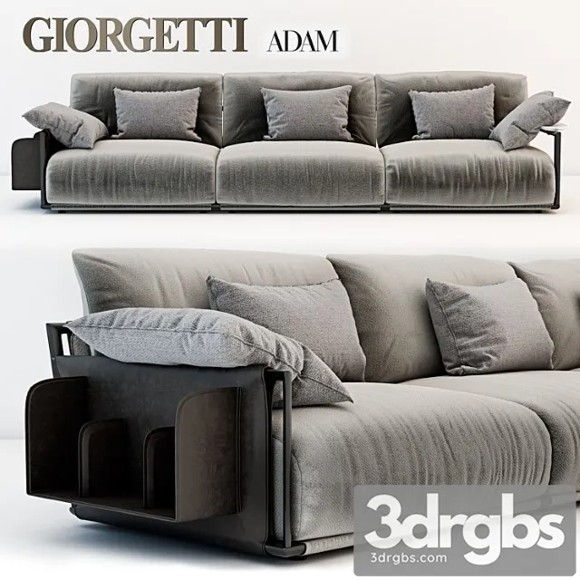 Giorgetti adam sofa 2 3dsmax Download