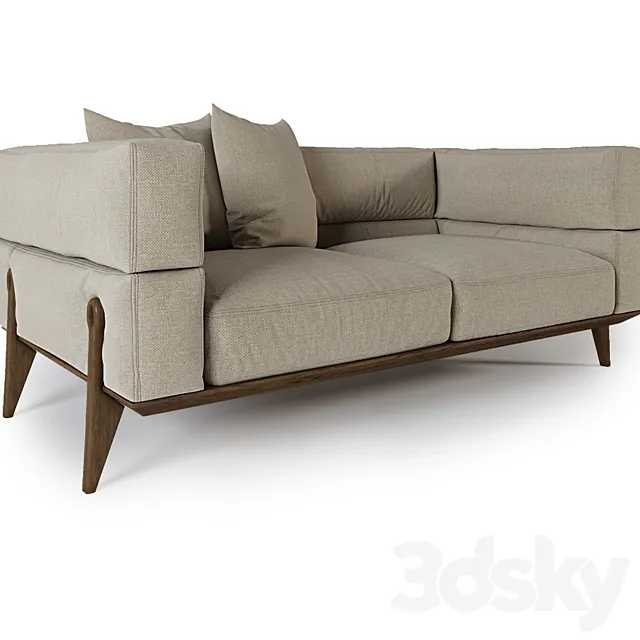 Giorgetti Ago sofa 3DS Max Model