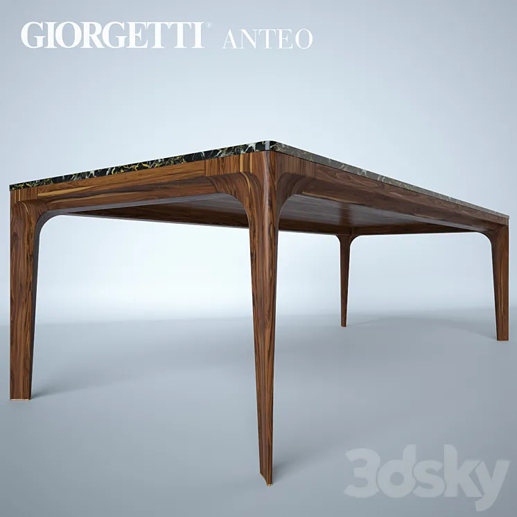 Giorgetti Anteo table 3DS Max